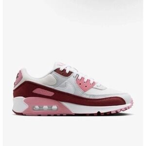 Nike Air Max 90 SE Neapolitan Womens Size 5.5 Running Shoes White/Red HM9451 600